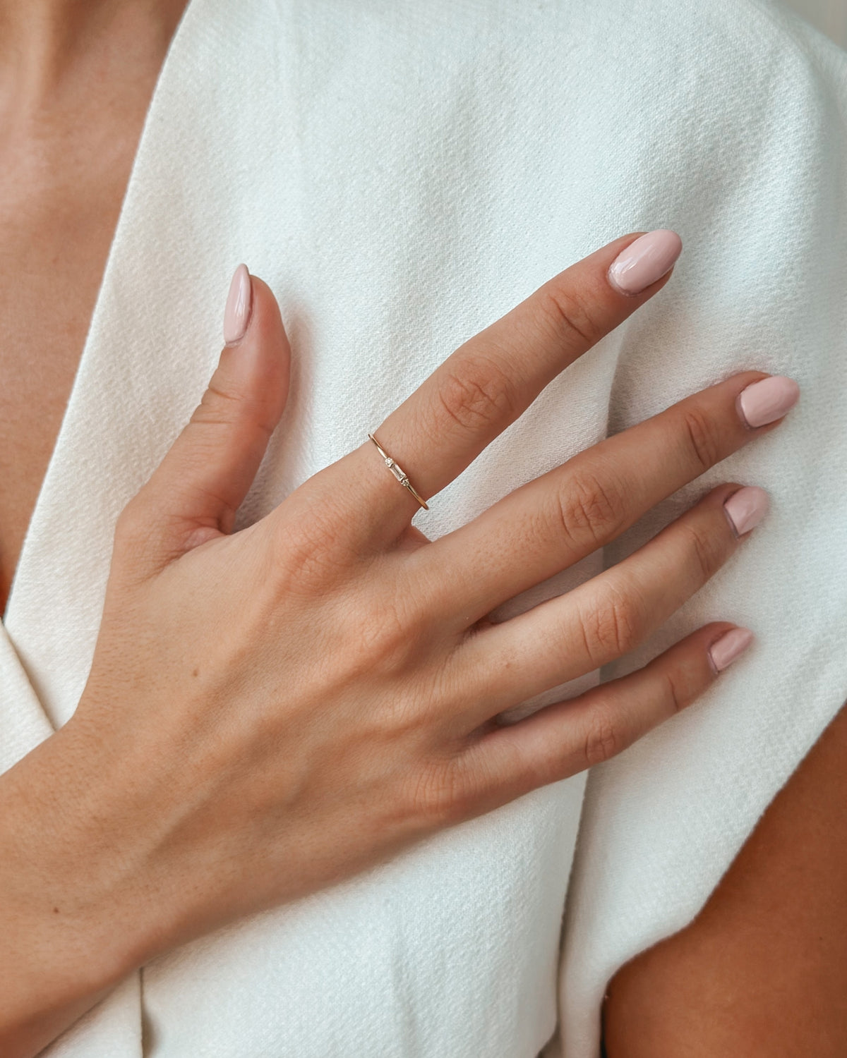 Kaya sárga arany gyűrű - Gyémántok - Indira