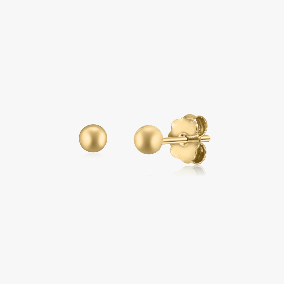 Arany fülbevaló Golden Sphere - Indira