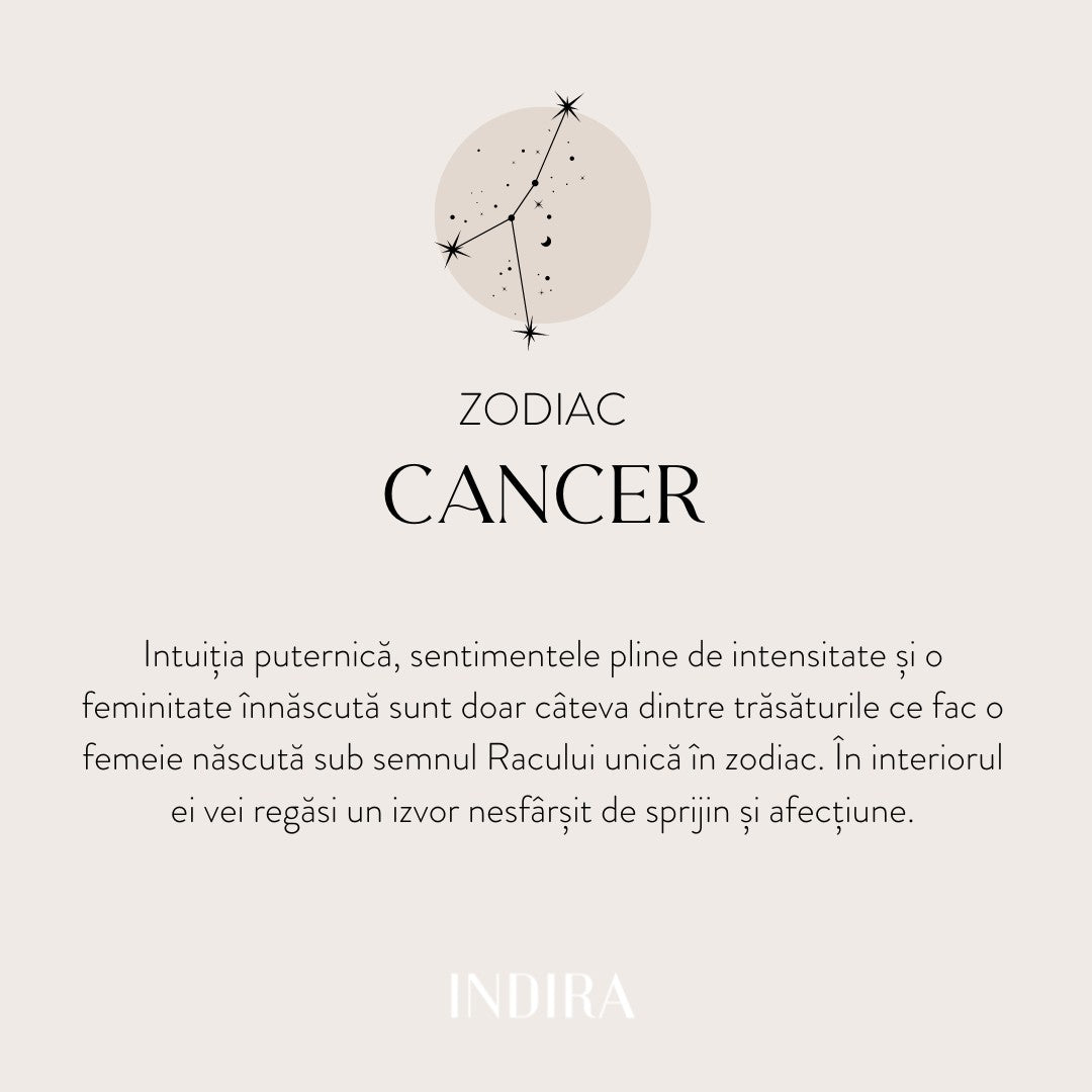 Arany Zodiac medál - Rák - Indira