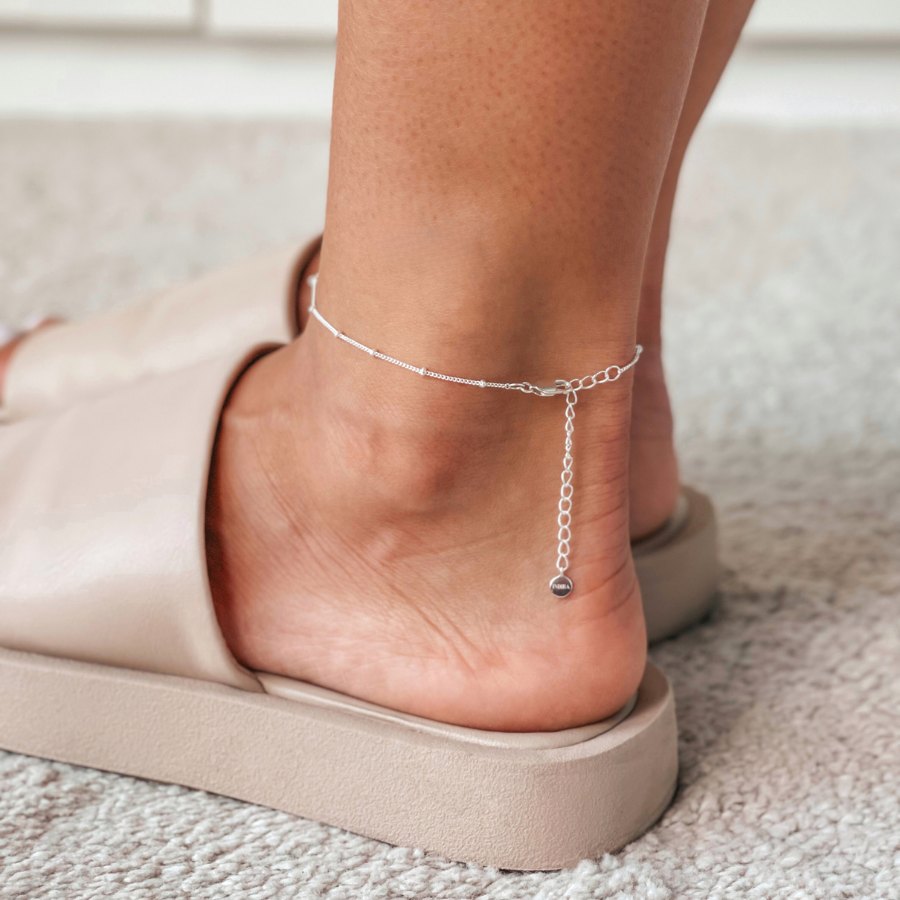 Gyöngyös ezüst bokalánc - Indira