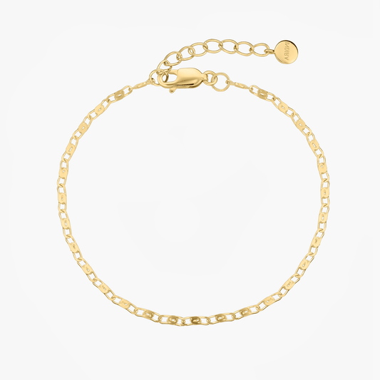 Ezüst Golden Anchor karkötő - Indira