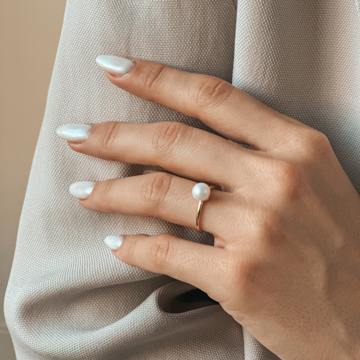 Arany gyűrű Pearl Elegance - Indira