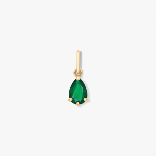 Arany Medál Birthstone Május - Zöld Achát