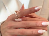 Ezüst gyűrű Pearl Solitaire