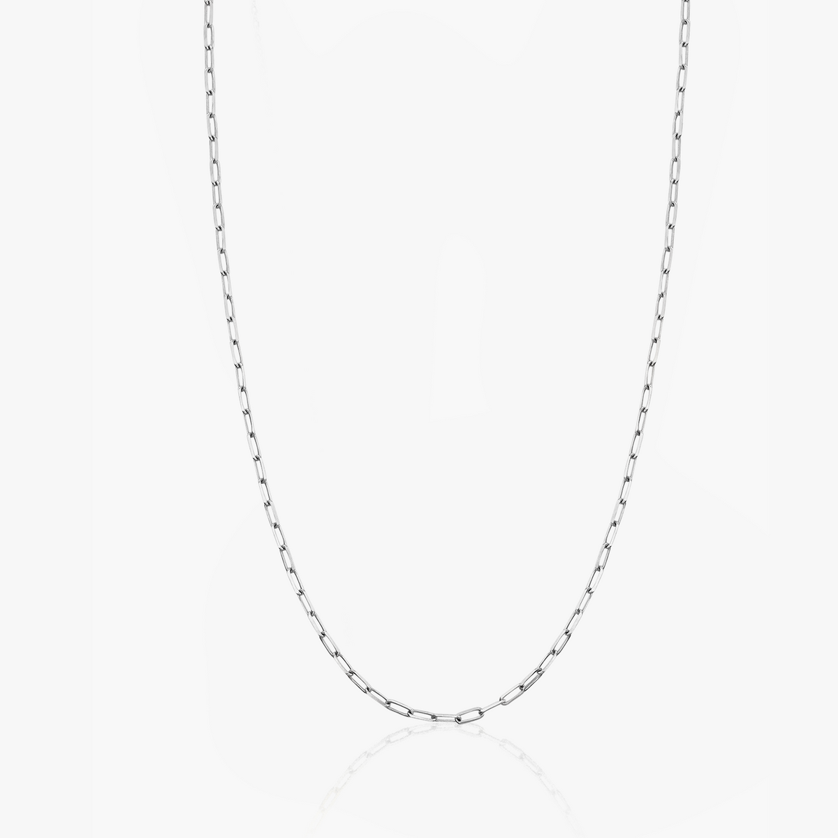 Ezüst choker nyaklánc Paperclip - Indira