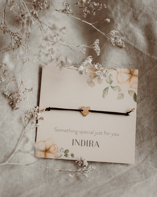 Golden Better Together ezüstzsinóros karkötő - Indira