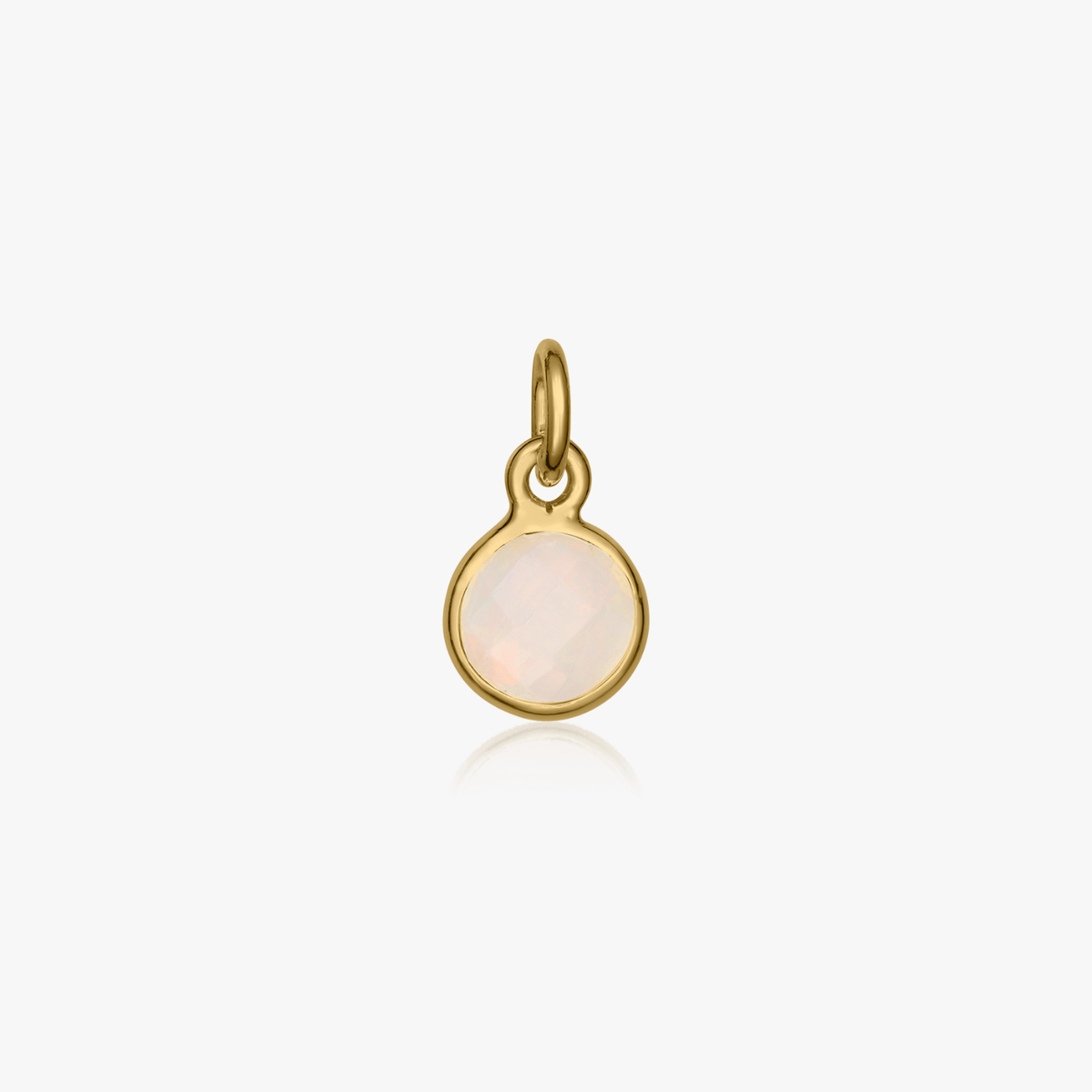 Birthstone Golden October ezüst medál - Opál - Indira