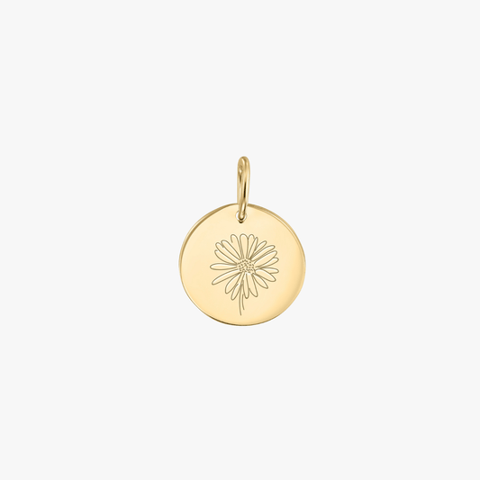 Arany medál Birth Flower - Áprilisi Margaréta - Indira
