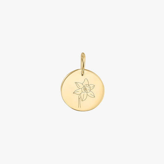 Arany medál Birth Flower - Márciusi Nárcisz - Indira